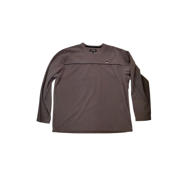 Nautica Men's Long Sleeve Shirt - Gray - Picture 1 of 5